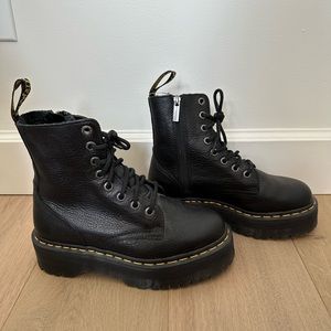 Dr. Martens Jadon Boot Pisa Leather Platforms